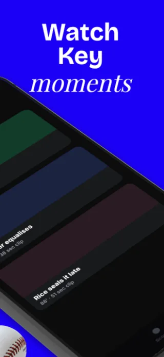 Sports Streaming App Screenshot, page 4 of 5