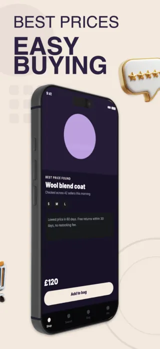Shopping App Screenshot, page 3 of 5