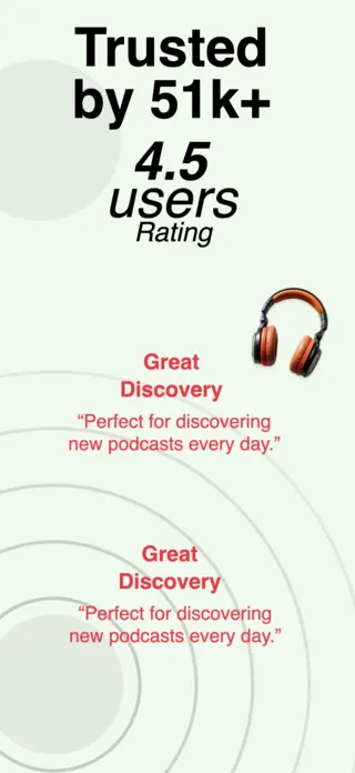 Podcast Player App Screenshot, page 5 of 5