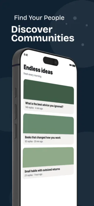 Community Chat App Screenshot, page 2 of 5