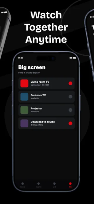Streaming App Screenshot, page 3 of 5