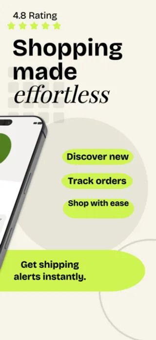 Shopping Order Tracking App Screenshot, page 3 of 5