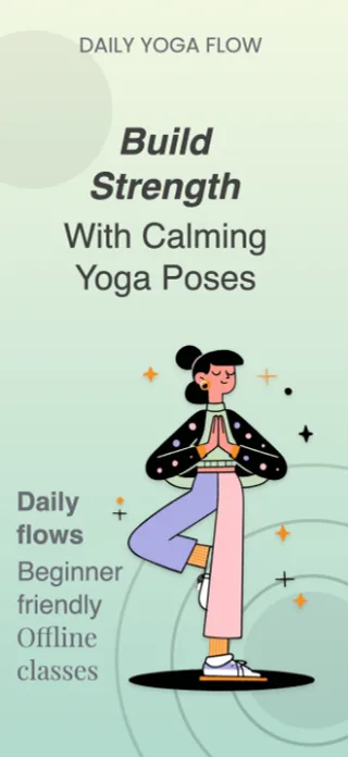 Yoga App Screenshot, page 1 of 5