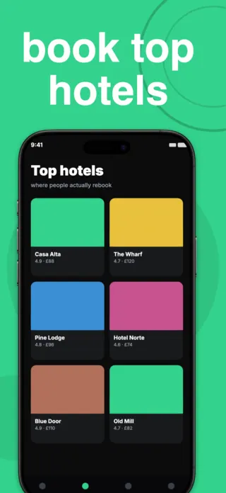 Travel Booking App Screenshot, page 4 of 5