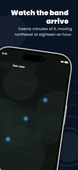 Weather App Screenshot Template, page 3 of 5