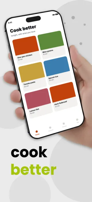 Cooking App Screenshot Template, page 4 of 5