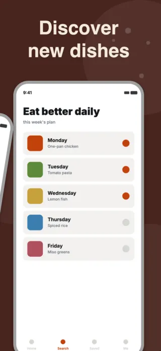 Recipe App Screenshot, page 2 of 5