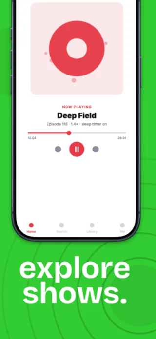 Podcast App Screenshot, page 3 of 5