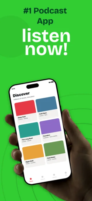 Podcast App Screenshot, page 1 of 5