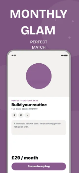 Personalised Beauty App Screenshot, page 4 of 5