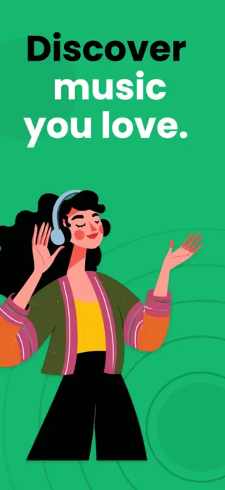 Music Discovery App Screenshot, page 1 of 5