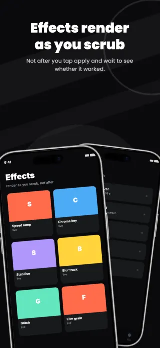 Video Editing App Screenshot Template, page 2 of 5
