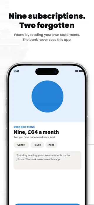 Budget and Expense Tracker App Screenshot Template, page 3 of 5