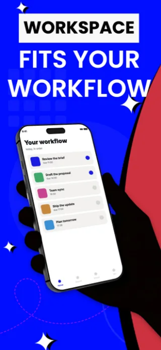 Productivity Workspace App Screenshot, page 1 of 5