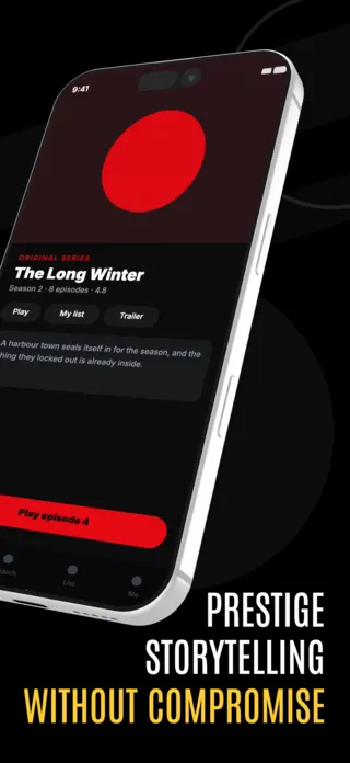 Entertainment Streaming App Screenshot, page 4 of 5
