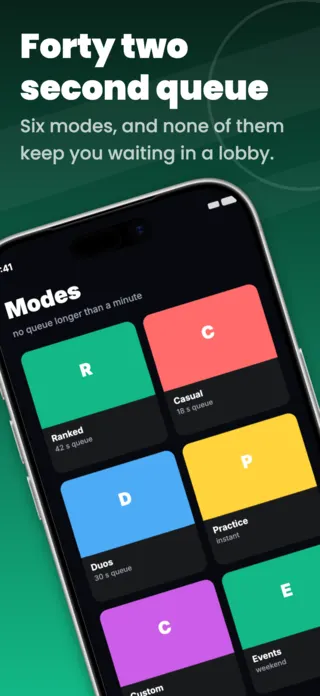 Mobile Game Esports App Screenshot Template, page 3 of 5