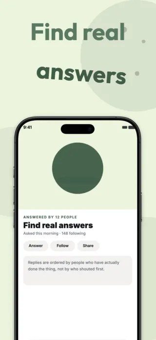 Community Discussion App Screenshot, page 4 of 5