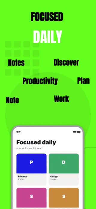 Productivity Workspace App Screenshot, page 3 of 5