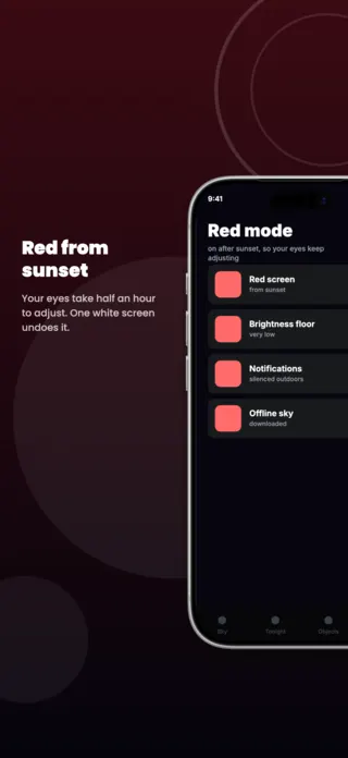 Stargazing App Screenshot Template, page 5 of 5