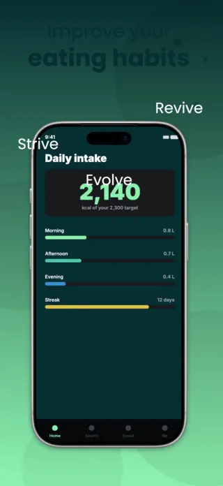 Nutrition Tracking App Screenshot, page 5 of 5