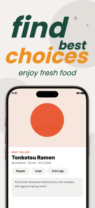 Food Delivery App Screenshot, page 4 of 5