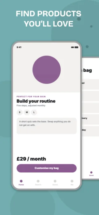 Beauty Discovery App Screenshot, page 2 of 5