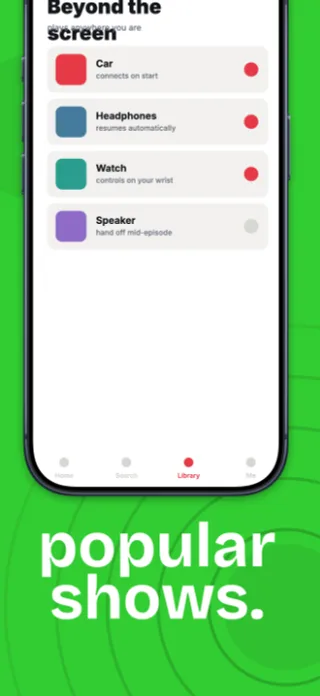 Podcast App Screenshot, page 5 of 5