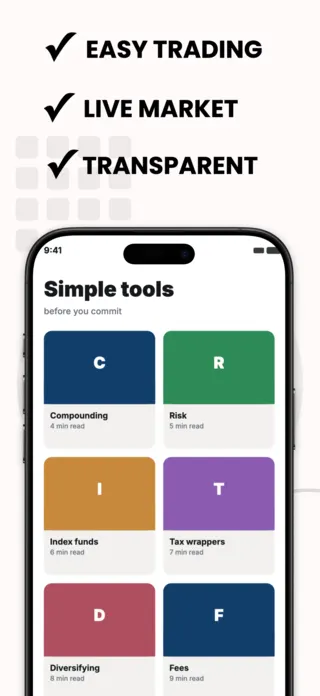 Stock Trading App Screenshot, page 3 of 5