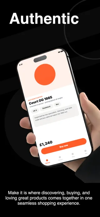 Sneaker Marketplace App Screenshot, page 5 of 5