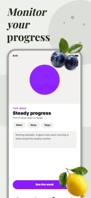 Calorie Tracking App Screenshot, page 5 of 5
