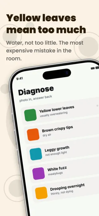 Plant Care App Screenshot Template, page 5 of 5