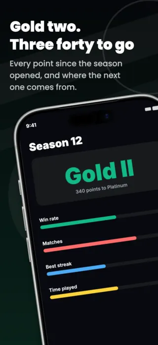 Mobile Game Esports App Screenshot Template, page 1 of 5