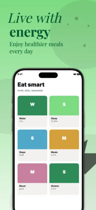 Health & Wellness App Screenshot, page 4 of 5