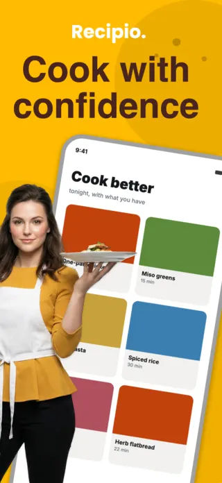 Recipe App Screenshot, page 1 of 5