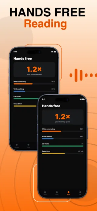 Audiobook App Screenshot Template, page 4 of 5