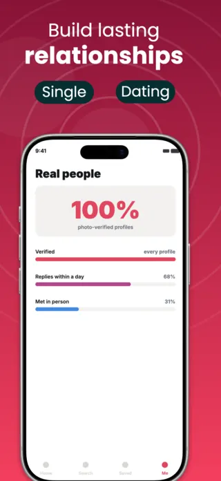 Dating App Screenshot Template, page 3 of 5