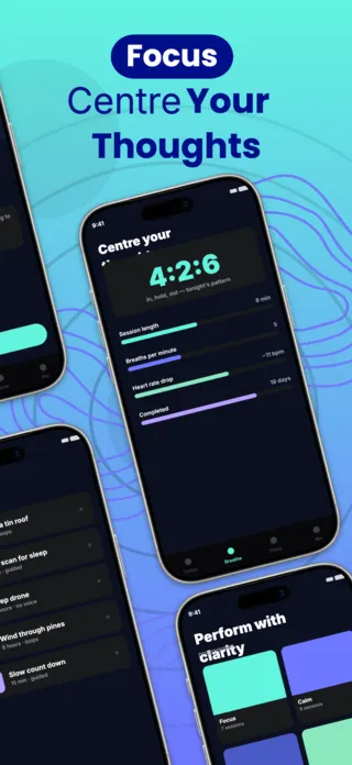 Meditation App Screenshot, page 2 of 5