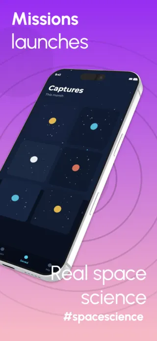 Space Missions App Screenshot, page 3 of 5