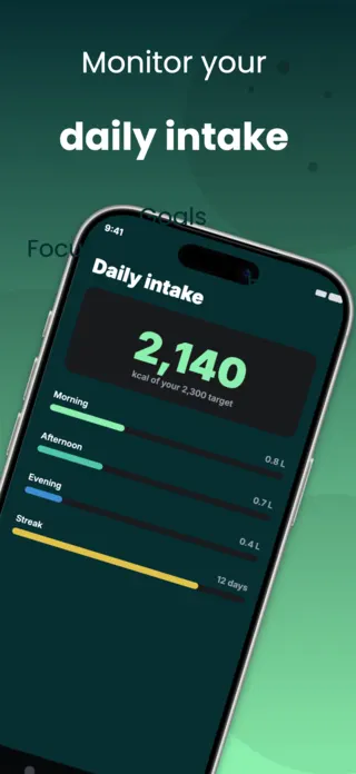 Nutrition Tracking App Screenshot, page 1 of 5