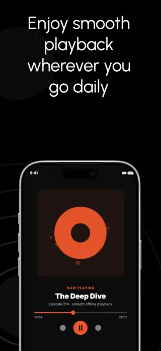 Podcast App Screenshot, page 5 of 5