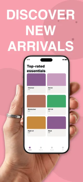Beauty Discovery App Screenshot, page 1 of 5
