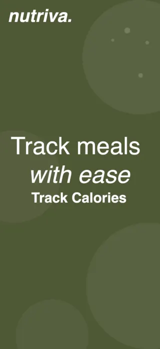 Calorie Tracking App Screenshot, page 1 of 5