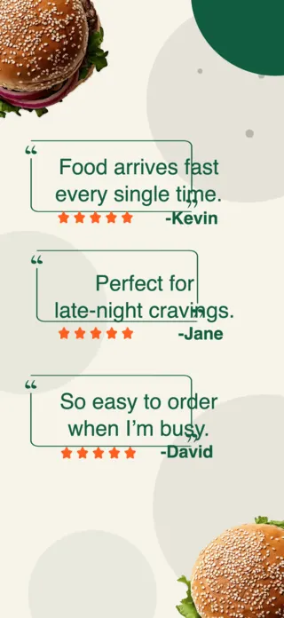 Food Delivery App Screenshot, page 5 of 5