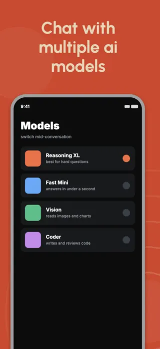 AI Chat App Screenshot, page 2 of 5