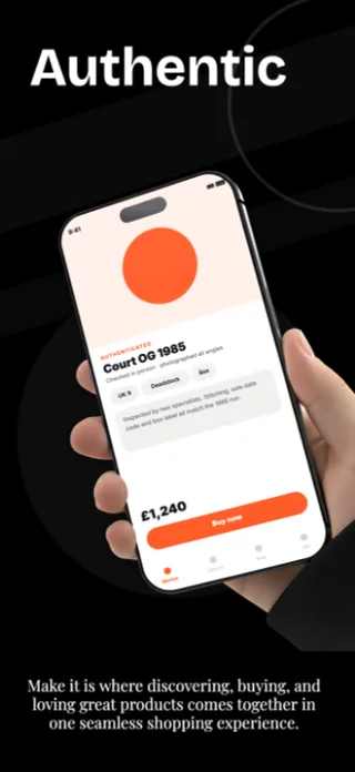 Sneaker Marketplace App Screenshot, page 5 of 5