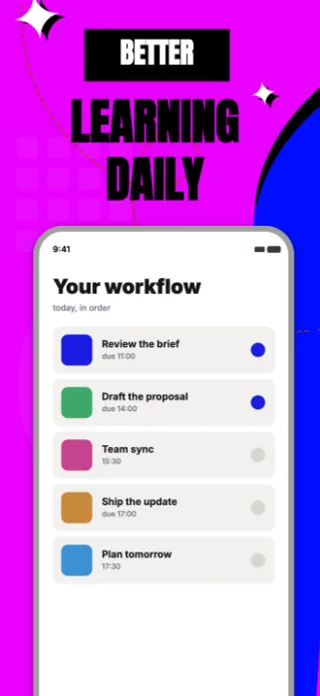 Productivity Workspace App Screenshot, page 5 of 5