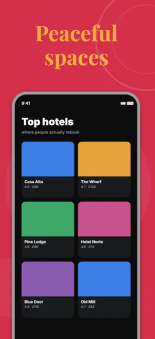 Travel Planning App Screenshot, page 4 of 5
