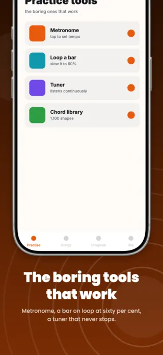 Music Practice App Screenshot Template, page 5 of 5