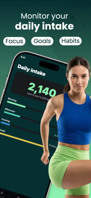 Health Tracking App Screenshot, page 1 of 5