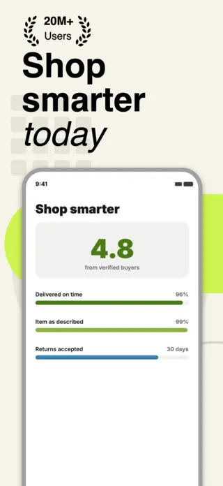 Shopping Order Tracking App Screenshot, page 4 of 5
